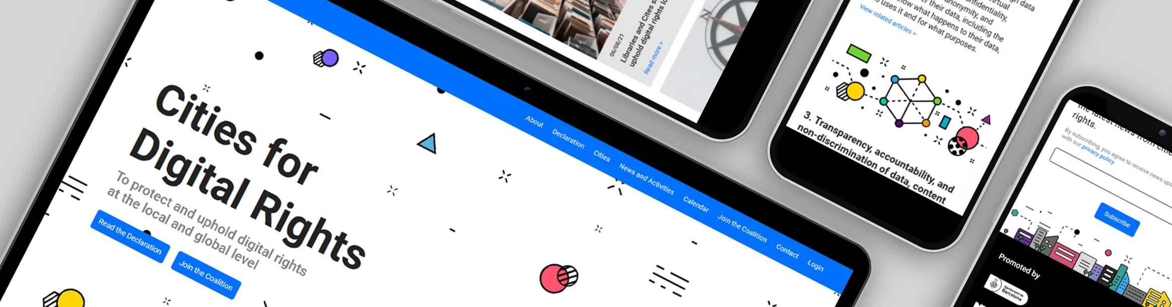 Cities For Digital Rights 2020 project header image