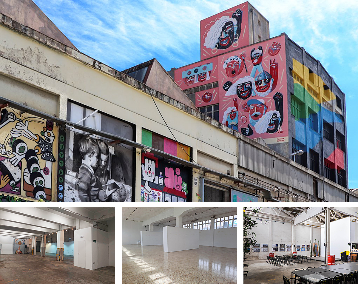 Image of the exterior and internal spaces of the Nau Bostik